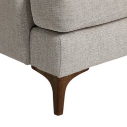 Embrey 2.5 Seater Corner Sofa With Rhf Cuddler, Grey Fabric - Barker & Stonehouse - thumbnail 6