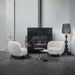 Kartell Thierry Side Table 45x45x45 Grey, Round Glass - Barker & Stonehouse - thumbnail 2