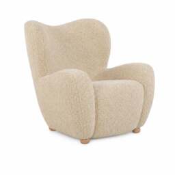 Clyde Armchair, Neutral Fabric - Barker & Stonehouse - thumbnail 4