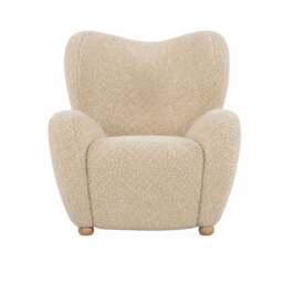 Clyde Armchair, Neutral Fabric - Barker & Stonehouse - thumbnail 3