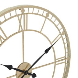 Ant Gold Met Rnd Wall Clock, Round Metal - Barker & Stonehouse - thumbnail 4