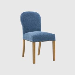 Gable Dining Chair, Blue Fabric - Barker & Stonehouse - thumbnail 2