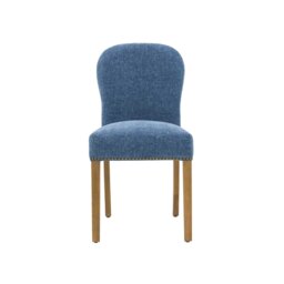 Gable Dining Chair, Blue Fabric - Barker & Stonehouse - thumbnail 3