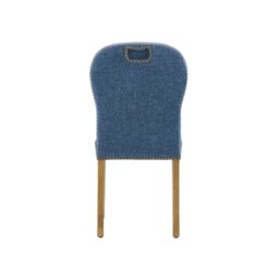 Gable Dining Chair, Blue Fabric - Barker & Stonehouse - thumbnail 6