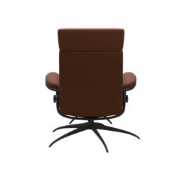 Stressless Tokyo Recliner Chair Adj Headrest & Stool, Brown Leather - Barker & Stonehouse - thumbnail 4
