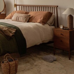 Ercol Salina Two Drawer Bedside Cabinet, Neutral Wood - Barker & Stonehouse - thumbnail 2