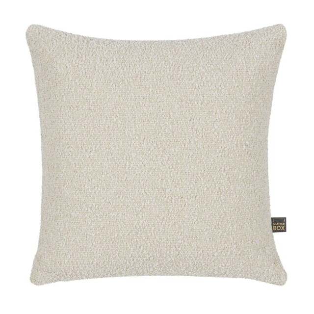 Boucle Cream Outdoor Cushion, Square - Barker & Stonehouse
