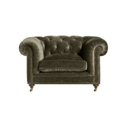 Highgrove Snuggler Armchair, Green Fabric - Barker & Stonehouse - thumbnail 2