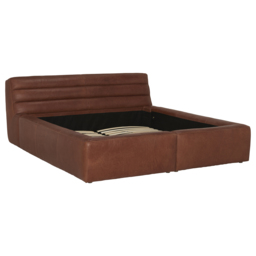 Timothy Oulton Shabby Superking Super King Bed Uk 183X198Cm, Brown Leather - Barker & Stonehouse - thumbnail 4
