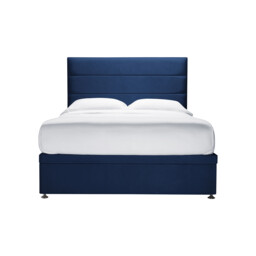 Simba Wilmslow Side Lift Ottoman Super King Bed Frame, Blue Fabric - Barker & Stonehouse - thumbnail 3