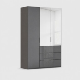 Atlanta 3 Door 3 Drawer Wardrobe 151Cm Height 223Cm Wood - Barker & Stonehouse