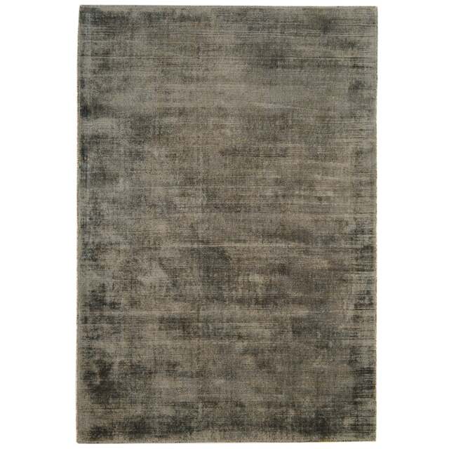 Tyde Moleskin 160x230cm Rug, Square, Brown Viscose - W160cm - Barker & Stonehouse