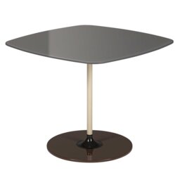 Kartell Thierry Side Table 50x50x40 Grey Glass - Barker & Stonehouse - thumbnail 3