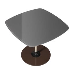 Kartell Thierry Side Table 50x50x40 Grey Glass - Barker & Stonehouse - thumbnail 4