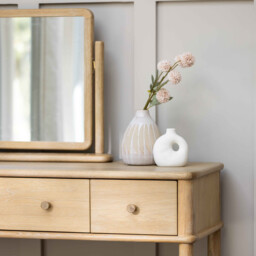 Valla Dressing Table Mirror, Neutral Oak - Barker & Stonehouse - thumbnail 3