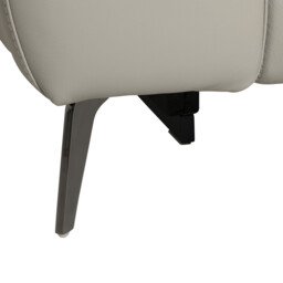 Fiore 2.5 Seater Recliner Sofa with 2 Power Recliners, Grey Leather - Barker & Stonehouse - thumbnail 6