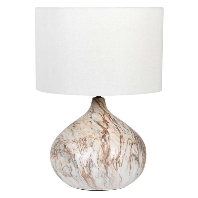 Marbled Table Lamp Ceramic - Barker & Stonehouse - image 1