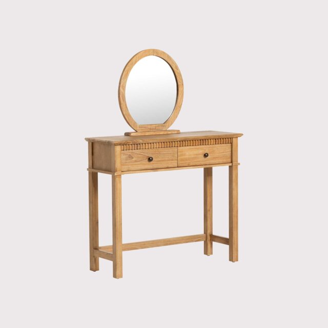 Selene Dressing Table with Mirror, Mindi Wood - Barker & Stonehouse - image 1