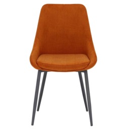 Emmett Dining Chair, Orange Fabric - Barker & Stonehouse - thumbnail 5