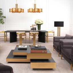 Eichholtz Condo Table Lamp Including Shade Metal - Barker & Stonehouse - thumbnail 2
