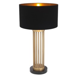 Eichholtz Condo Table Lamp Including Shade Metal - Barker & Stonehouse - thumbnail 3