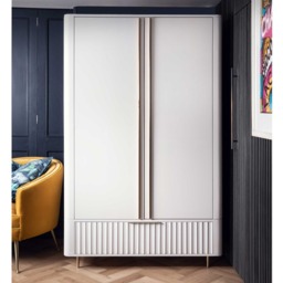 Lucia Double Wardrobe, Neutral Wood - Barker & Stonehouse - thumbnail 2