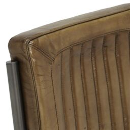 Pure Furniture Jensen Dining Chair, Green Leather - Barker & Stonehouse - thumbnail 3