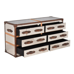 Timothy Oulton Stonyhurst Sideboard, Silver Metal - Barker & Stonehouse - thumbnail 4