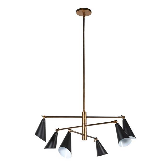Black Cone Shade Pendant Light Metal - Barker & Stonehouse - image 1