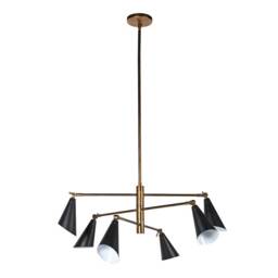 Black Cone Shade Pendant Light Metal - Barker & Stonehouse