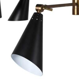 Black Cone Shade Pendant Light Metal - Barker & Stonehouse - thumbnail 3