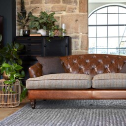 Tetrad Harris Tweed Dalmore Petit 2 Seater Sofa, Brown Fabric - Barker & Stonehouse - thumbnail 2