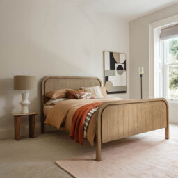 Tosca King Bed, Neutral Wood - Barker & Stonehouse - thumbnail 2