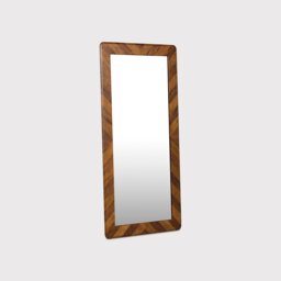 Lockley Standing Mirror, Square, Saman Wood - Barker & Stonehouse - thumbnail 1