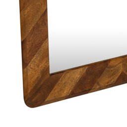 Lockley Standing Mirror, Square, Saman Wood - Barker & Stonehouse - thumbnail 4