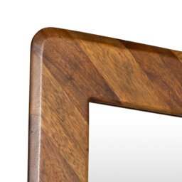 Lockley Standing Mirror, Square, Saman Wood - Barker & Stonehouse - thumbnail 3
