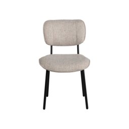 Lindy Dining Chair, Neutral Fabric - Barker & Stonehouse - thumbnail 3