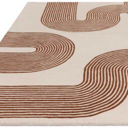 Arch 160X230cm Rug Terracotta, Square, Brown Wool - Barker & Stonehouse - thumbnail 2