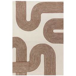 Arch 160X230cm Rug Terracotta, Square, Brown Wool - Barker & Stonehouse - thumbnail 1