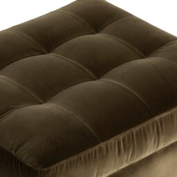 Hemingway Ottoman, Green Velvet - Barker & Stonehouse - thumbnail 4