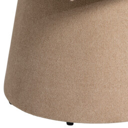 Carmen Swivel Armchair, Neutral Fabric - Barker & Stonehouse - thumbnail 6