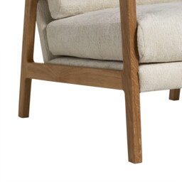 Boda Armchair, Neutral Fabric - Barker & Stonehouse - thumbnail 6