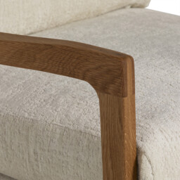 Boda Armchair, Neutral Fabric - Barker & Stonehouse - thumbnail 5