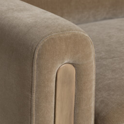Reynard Loveseat Sofa, Neutral Fabric - Barker & Stonehouse - thumbnail 4