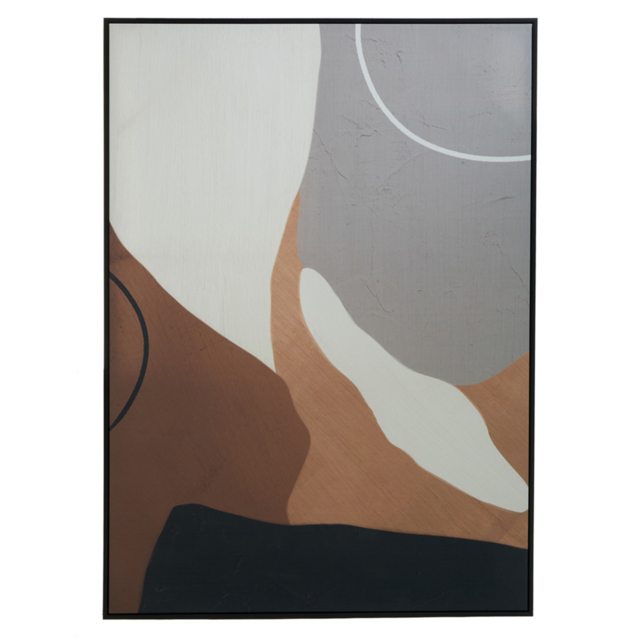 Flowing Form Wall Art Print, Square Canvas - Barker & Stonehouse - image 1