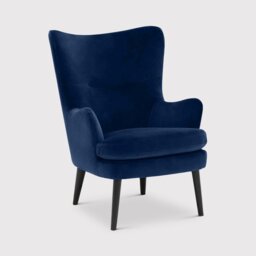 Marcy Armchair, Navy Fabric - Barker & Stonehouse - thumbnail 3
