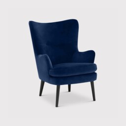 Marcy Armchair, Navy Fabric - Barker & Stonehouse
