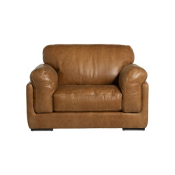 Ledbury 1.5 Seater Sofa, Brown Leather - Barker & Stonehouse - thumbnail 3