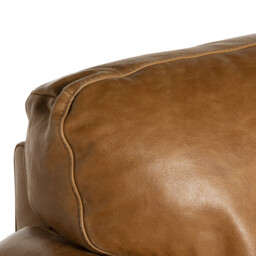 Ledbury 1.5 Seater Sofa, Brown Leather - Barker & Stonehouse - thumbnail 4