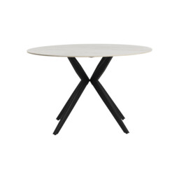 Morro Dining Table Ceramic, Round, White - Barker & Stonehouse - thumbnail 3